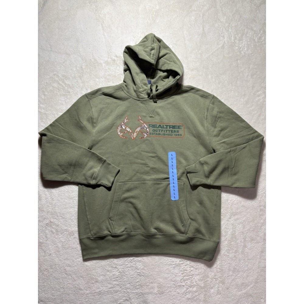 Real Tree Outfitters Hoodie Long Sleeve Hunting Sweatshirt Size Large NWT